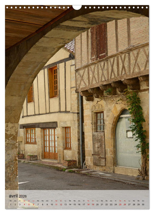 BASTIDES Occitanie (CALVENDO Calendrier mensuel 2026)