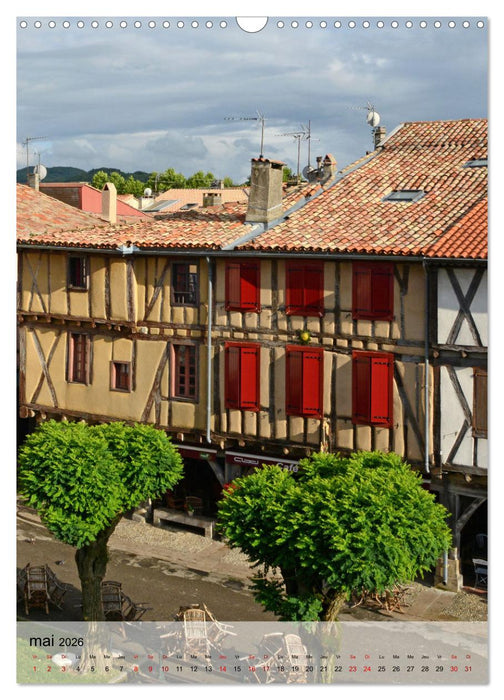 BASTIDES Occitanie (CALVENDO Calendrier mensuel 2026)