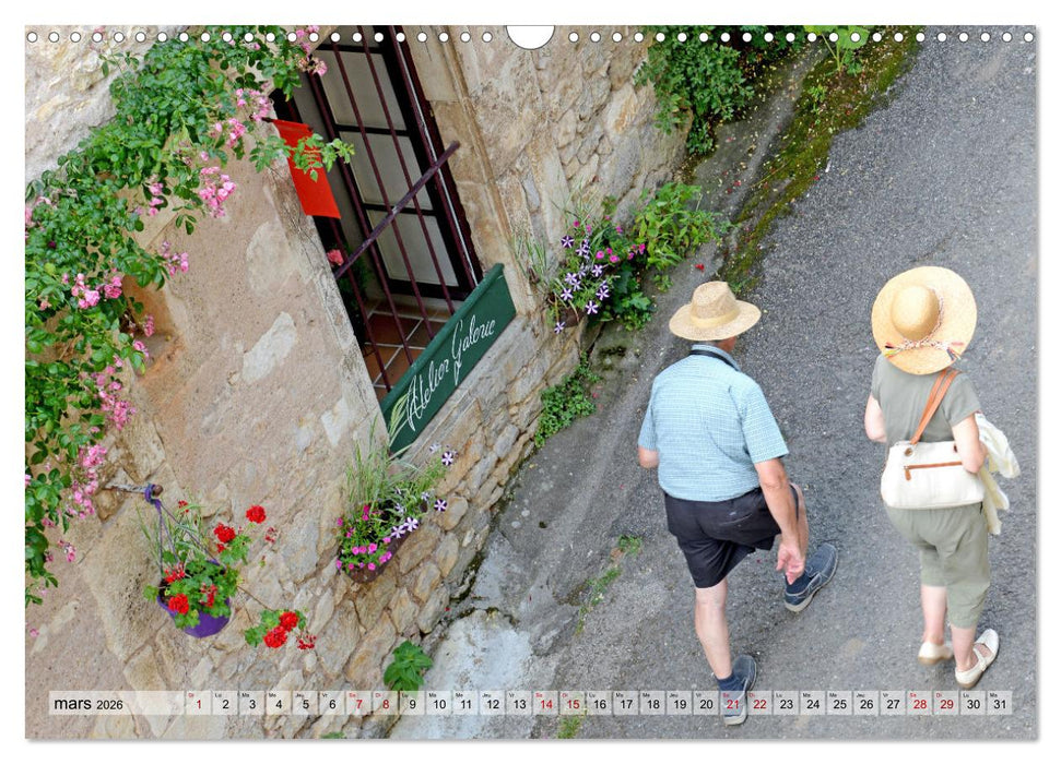 Saint-Cirq-Lapopie Village (CALVENDO Calendrier mensuel 2026)