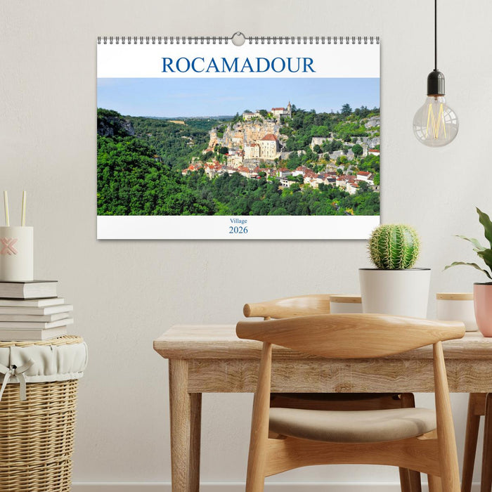 ROCAMADOUR Village (CALVENDO Calendrier mensuel 2026)