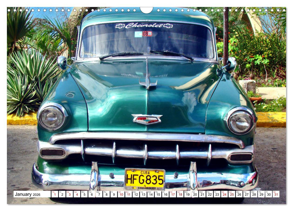 Chevy '54 - The car with the 5-tooth grille (CALVENDO Monthly Calendar 2026)