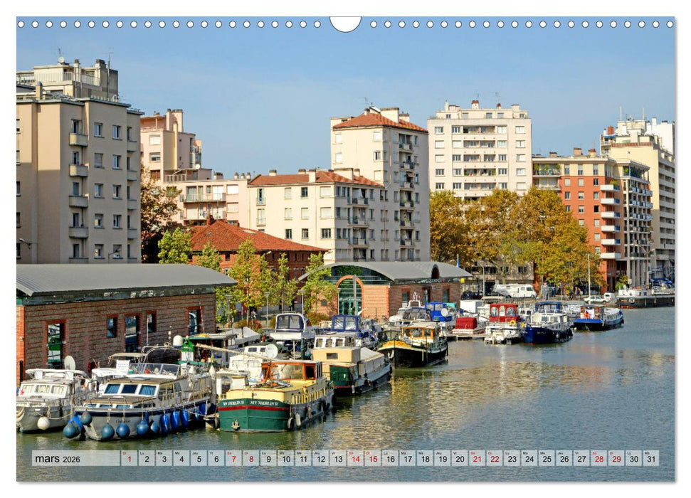 Occitanie fluviale (CALVENDO Calendrier mensuel 2026)