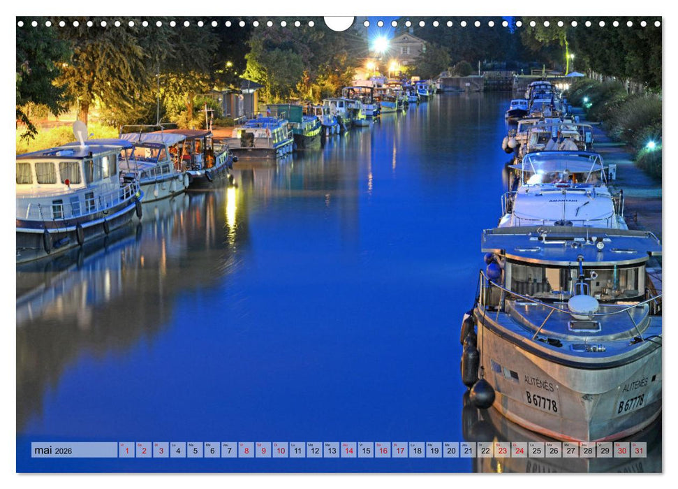 Occitanie fluviale (CALVENDO Calendrier mensuel 2026)