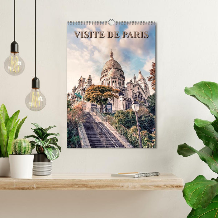 Visite de Paris (CALVENDO Calendrier mensuel 2026)