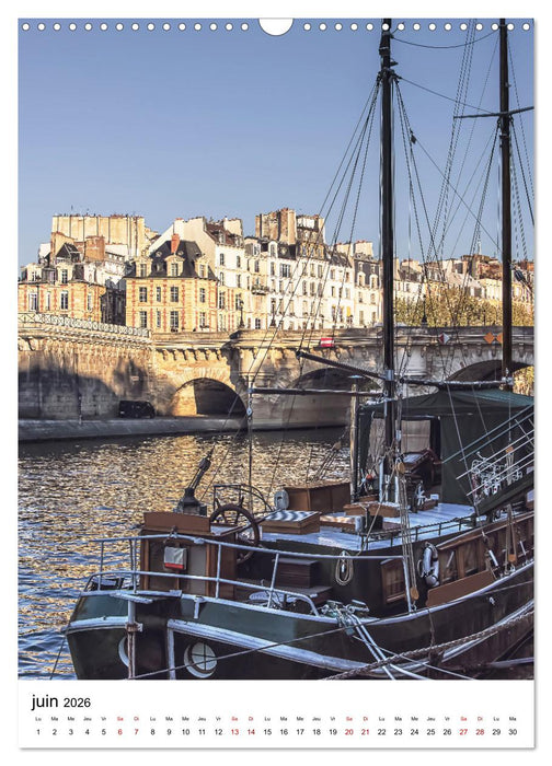 Visite de Paris (CALVENDO Calendrier mensuel 2026)