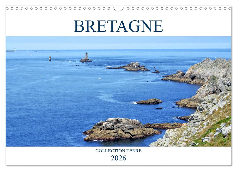 Collection Terre BRETAGNE (CALVENDO Calendrier mensuel 2026)