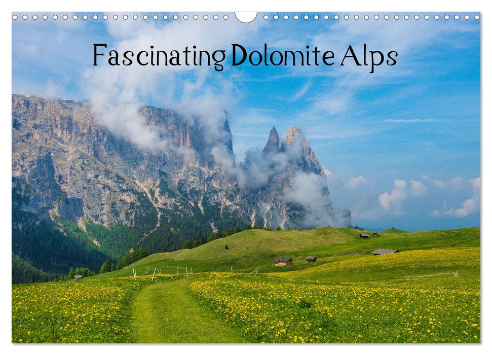 Fascinating Dolomite Alps (CALVENDO Monthly Calendar 2026)