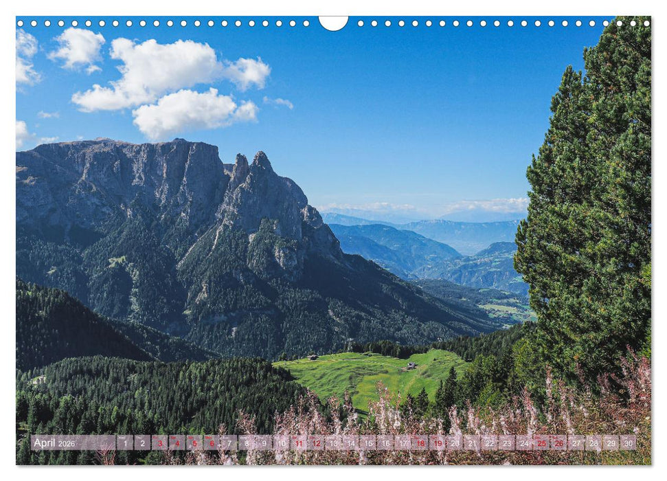 Fascinating Dolomite Alps (CALVENDO Monthly Calendar 2026)