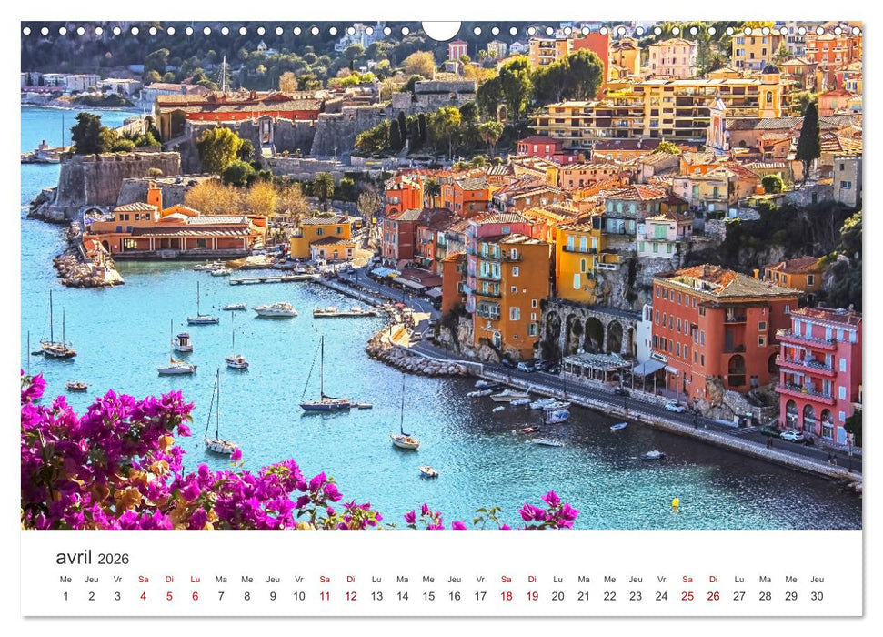 Visite de la France (CALVENDO Calendrier mensuel 2026)