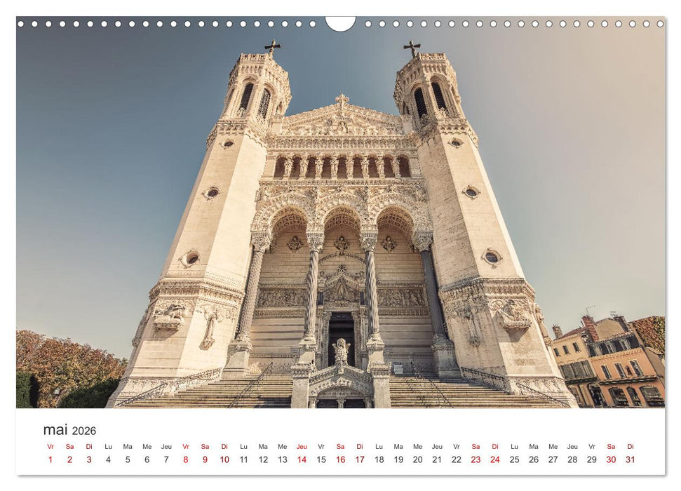 Visite de la France (CALVENDO Calendrier mensuel 2026)