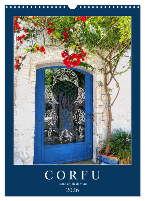 Corfu - Island of joie de vivre (CALVENDO Monthly Calendar 2026)