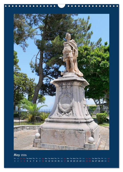 Corfu - Island of joie de vivre (CALVENDO Monthly Calendar 2026)