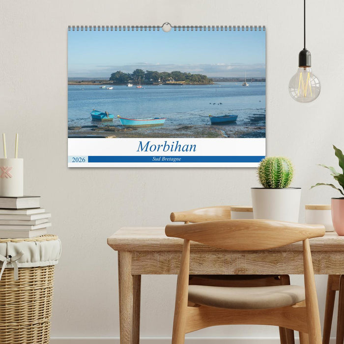 Morbihan, Sud Bretagne (CALVENDO Calendrier mensuel 2026)