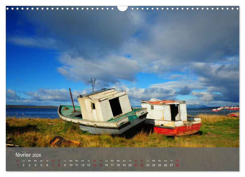 Patagonie Chilienne (CALVENDO Calendrier mensuel 2026)