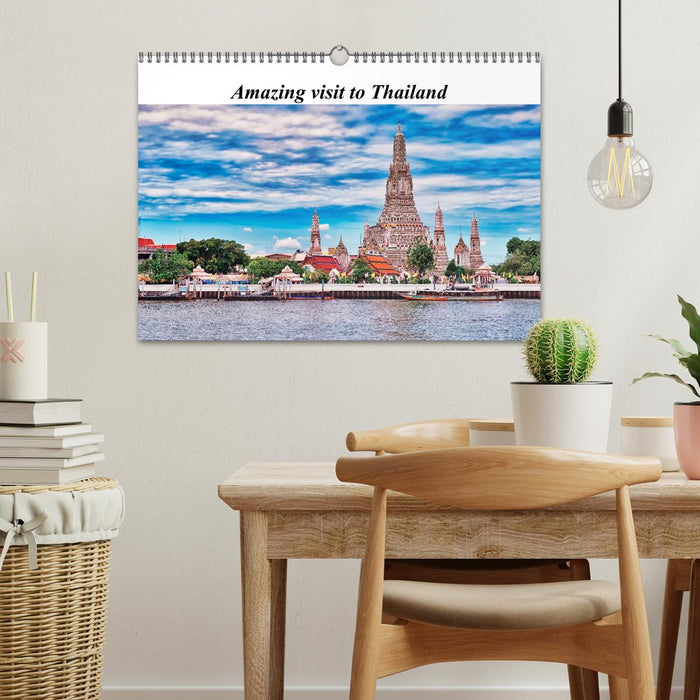 Amazing visit to Thailand (CALVENDO Monthly Calendar 2026)