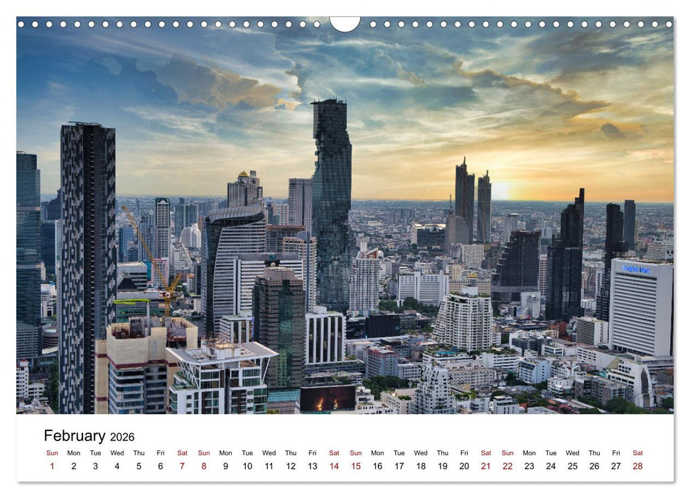 Amazing visit to Thailand (CALVENDO Monthly Calendar 2026)