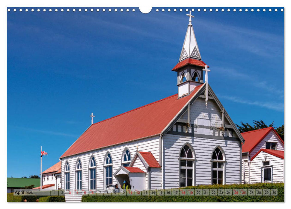 In the Falkland Islands (CALVENDO Monthly Calendar 2026)