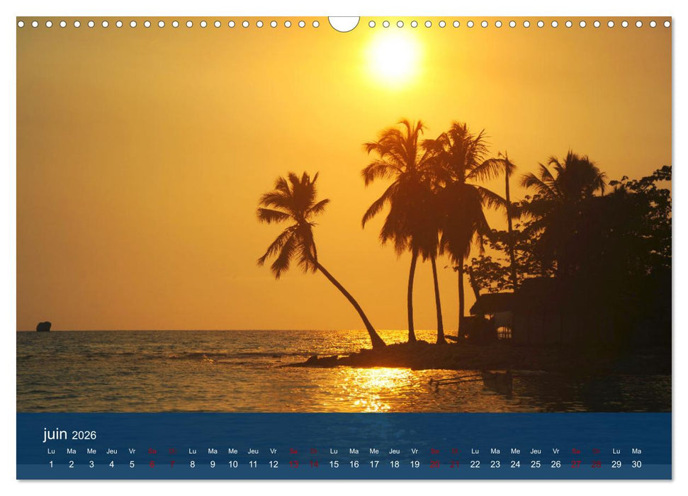 Autour de Nosy Be (CALVENDO Calendrier mensuel 2026)