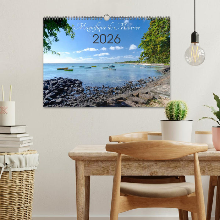Magnifique île Maurice (CALVENDO Calendrier mensuel 2026)