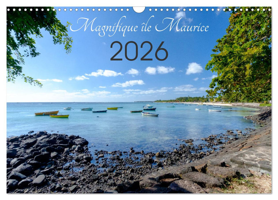 Magnifique île Maurice (CALVENDO Calendrier mensuel 2026)