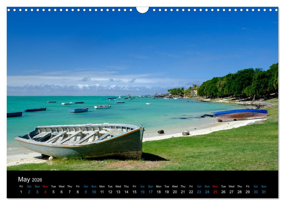 Beautiful Mauritius (CALVENDO Monthly Calendar 2026)