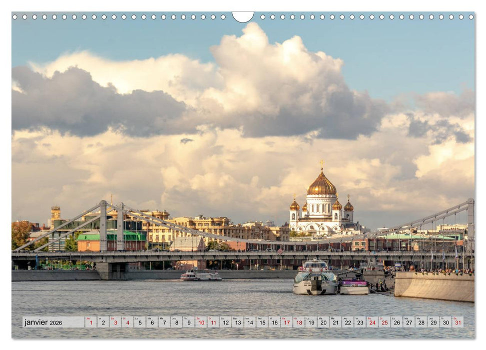 Perspectives de Moscou (CALVENDO Calendrier mensuel 2026)