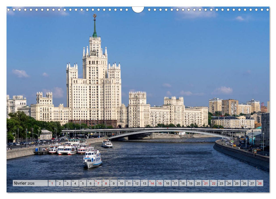 Perspectives de Moscou (CALVENDO Calendrier mensuel 2026)