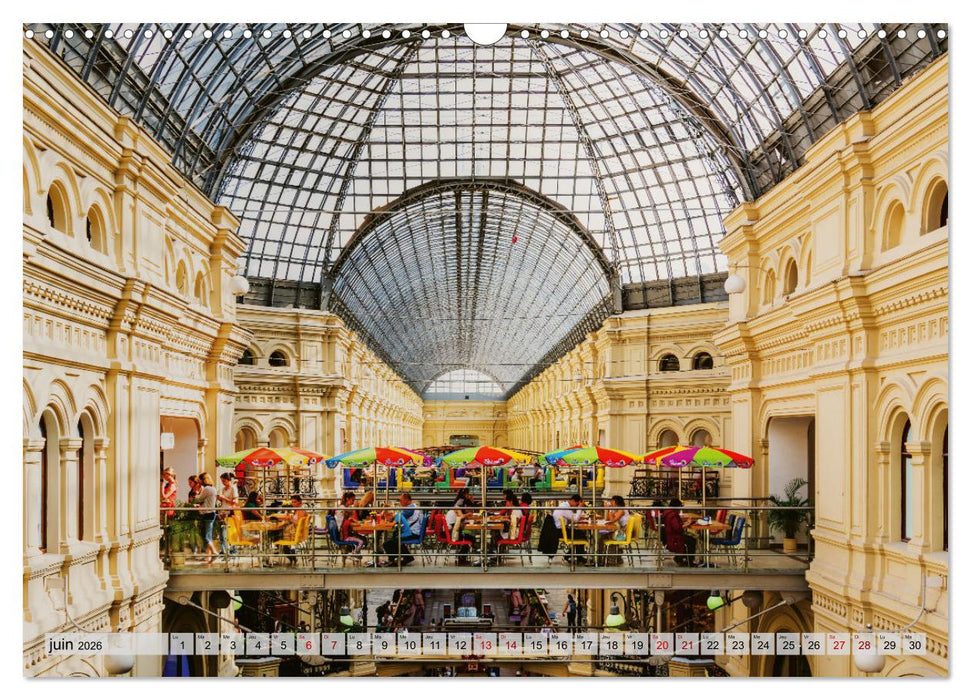Perspectives de Moscou (CALVENDO Calendrier mensuel 2026)