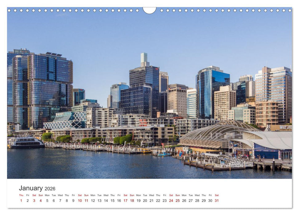 Sydney - An extremely handsome city (CALVENDO Monthly Calendar 2026)