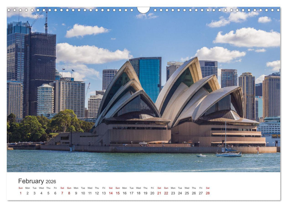 Sydney - An extremely handsome city (CALVENDO Monthly Calendar 2026)