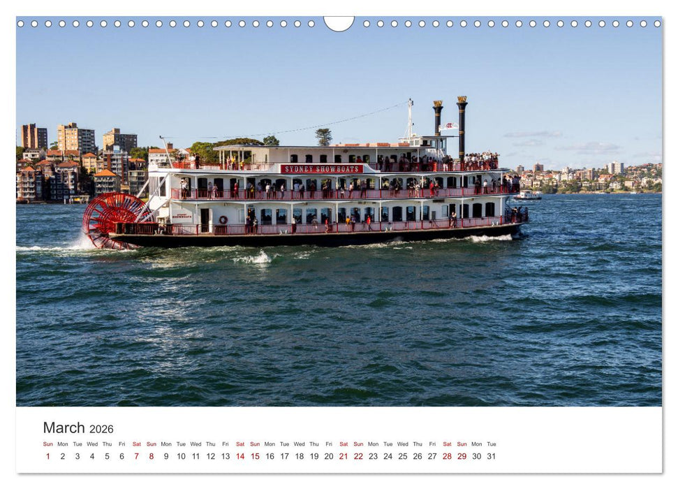 Sydney - An extremely handsome city (CALVENDO Monthly Calendar 2026)