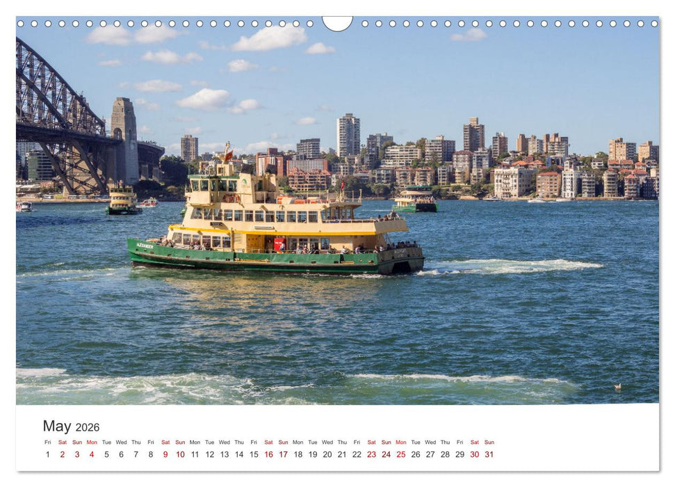 Sydney - An extremely handsome city (CALVENDO Monthly Calendar 2026)
