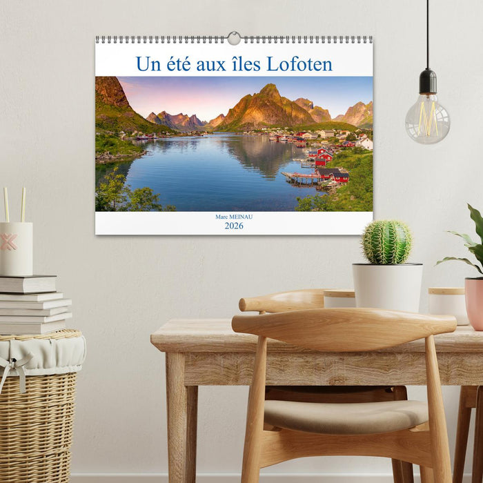Un été aux Iles Lofoten (CALVENDO Calendrier mensuel 2026)