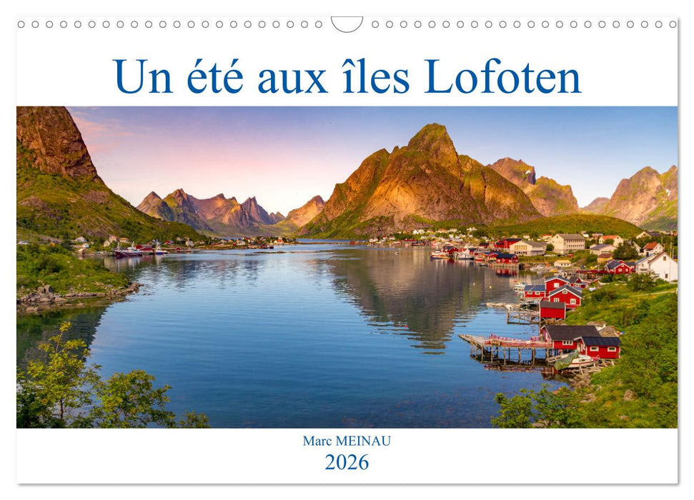 Un été aux Iles Lofoten (CALVENDO Calendrier mensuel 2026)