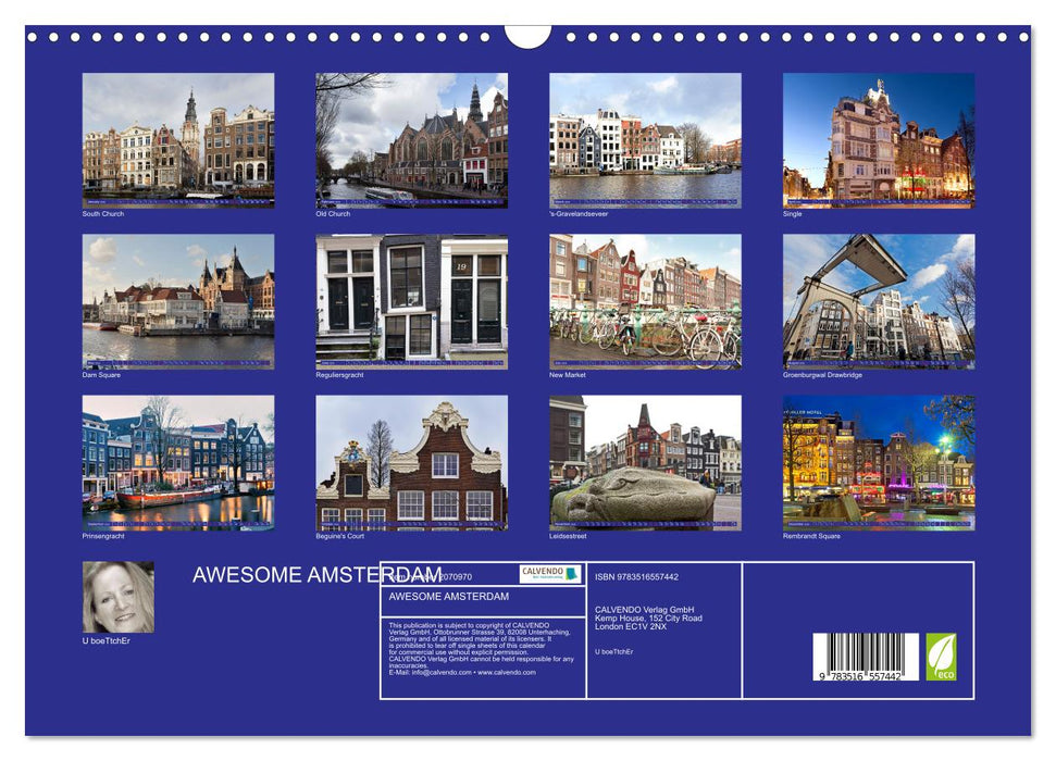 AWESOME AMSTERDAM (CALVENDO Monthly Calendar 2026)