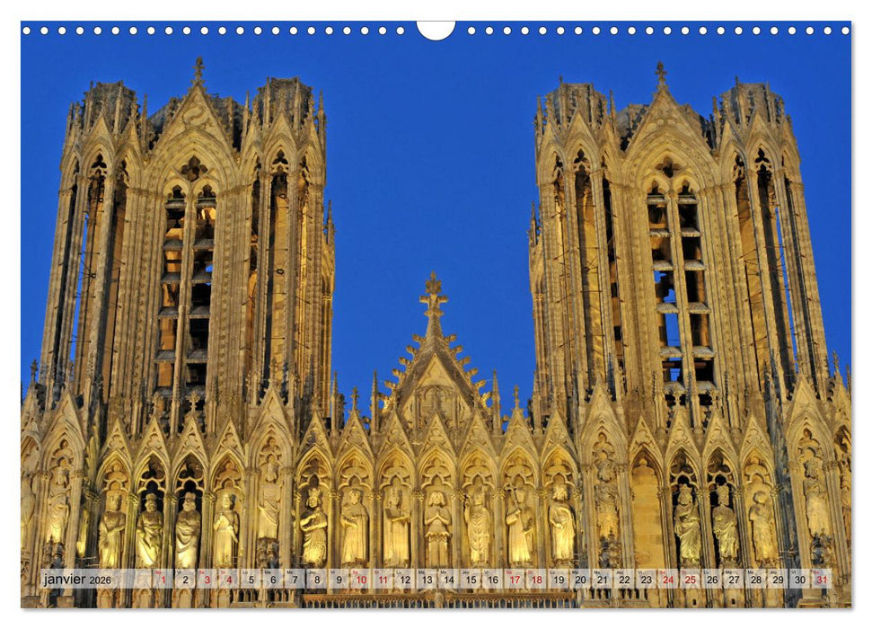 Lumière de cathédrale (CALVENDO Calendrier mensuel 2026)