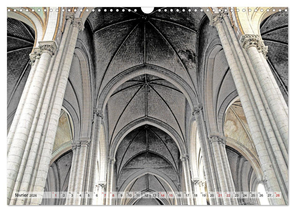 Lumière de cathédrale (CALVENDO Calendrier mensuel 2026)