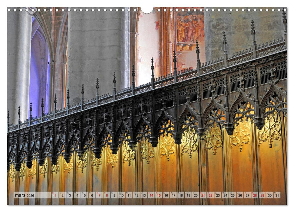 Lumière de cathédrale (CALVENDO Calendrier mensuel 2026)