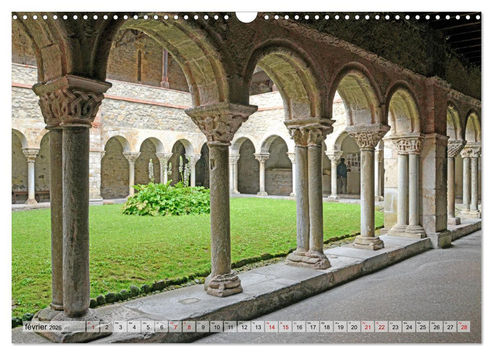 En pays Cathare (CALVENDO Calendrier mensuel 2026)