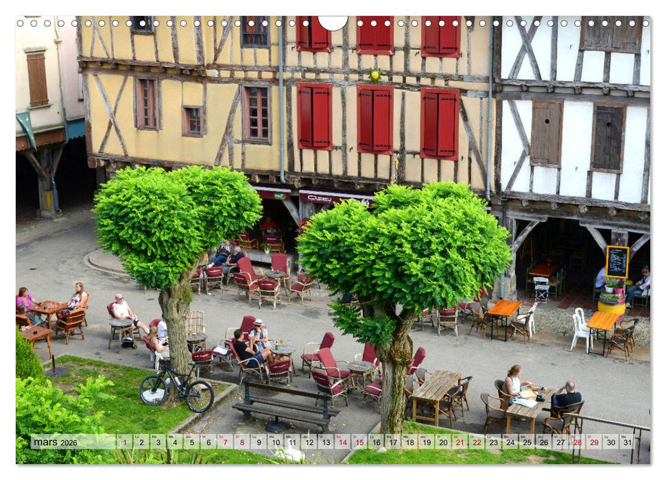 En pays Cathare (CALVENDO Calendrier mensuel 2026)