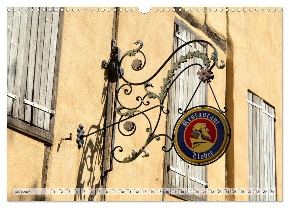 En pays Cathare (CALVENDO Calendrier mensuel 2026)