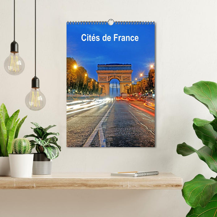 Cités de France (CALVENDO Calendrier mensuel 2026)