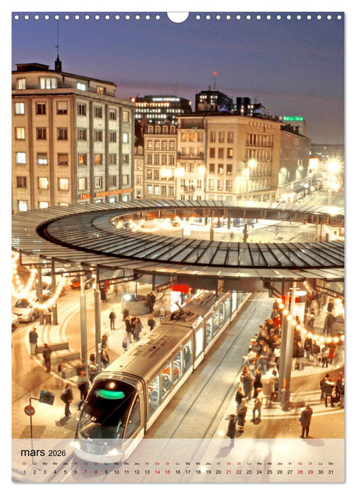 Cités de France (CALVENDO Calendrier mensuel 2026)