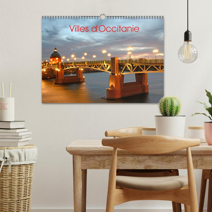 Villes d'Occitanie (CALVENDO Calendrier mensuel 2026)