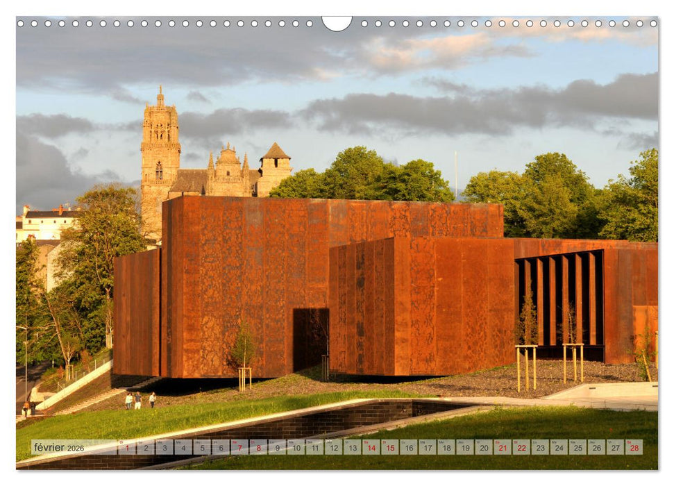 Villes d'Occitanie (CALVENDO Calendrier mensuel 2026)