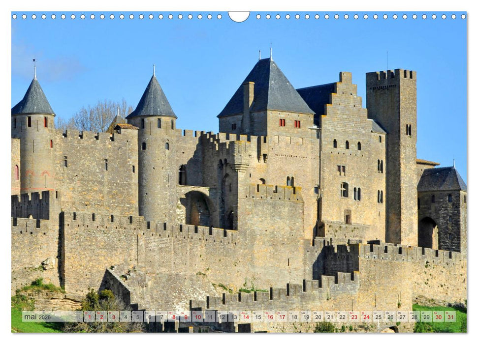 Villes d'Occitanie (CALVENDO Calendrier mensuel 2026)