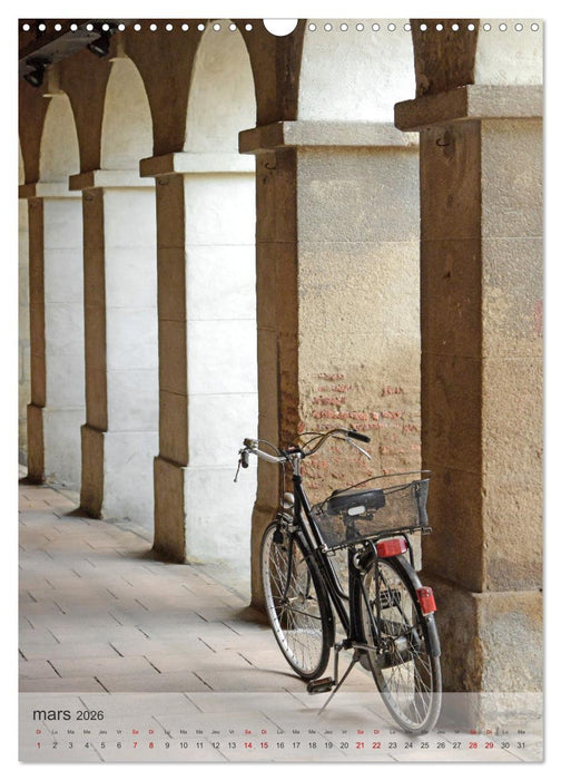 Vélos du monde (CALVENDO Calendrier mensuel 2026)