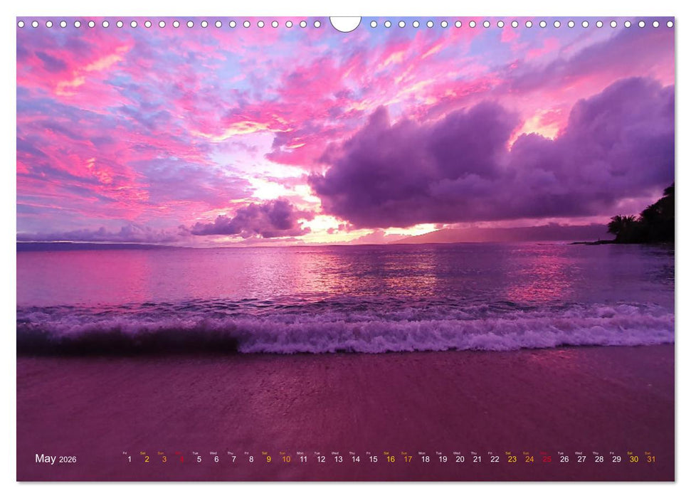 Hawaii, Maui and Big Island (CALVENDO Monthly Calendar 2026)