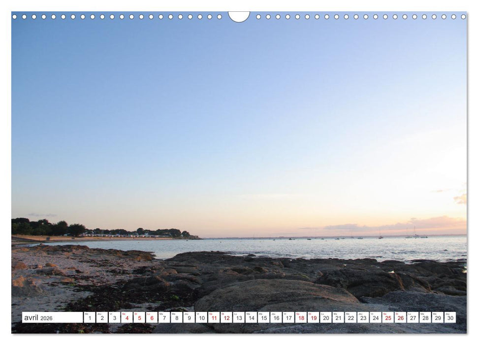 Quiberon Côté sauvage (CALVENDO Calendrier mensuel 2026)