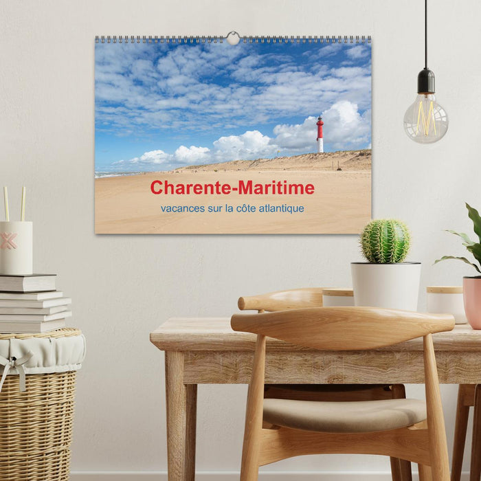Charente-Maritime vacances sur la côte atlantique (CALVENDO Calendrier mensuel 2026)